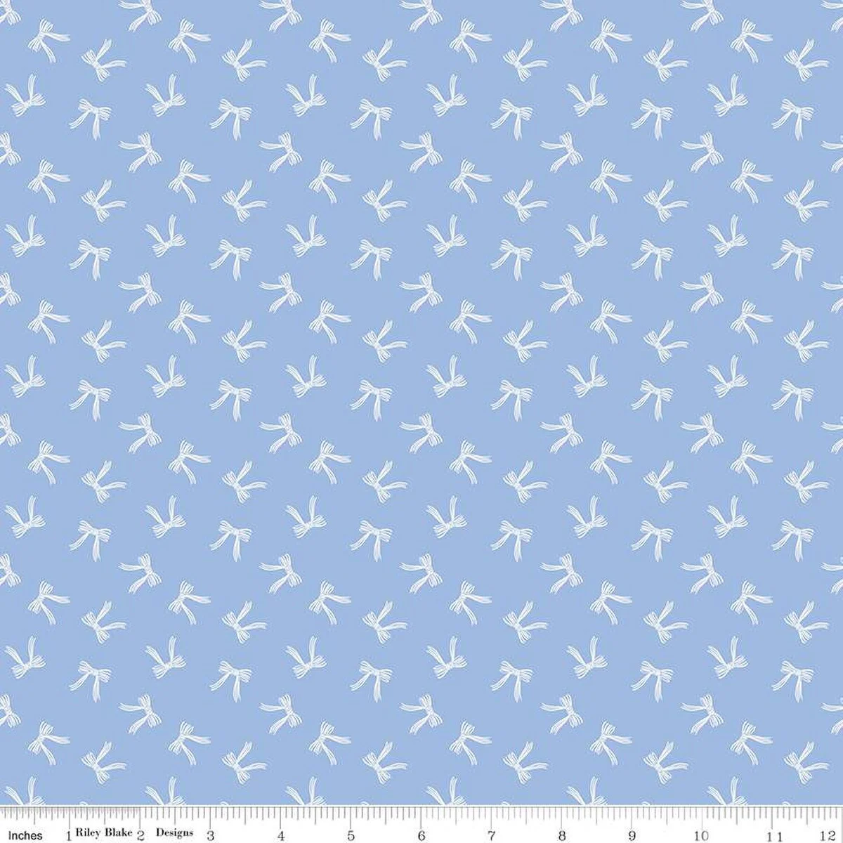 Riley Blake Penelope 16643 Sky Bows By The Yard