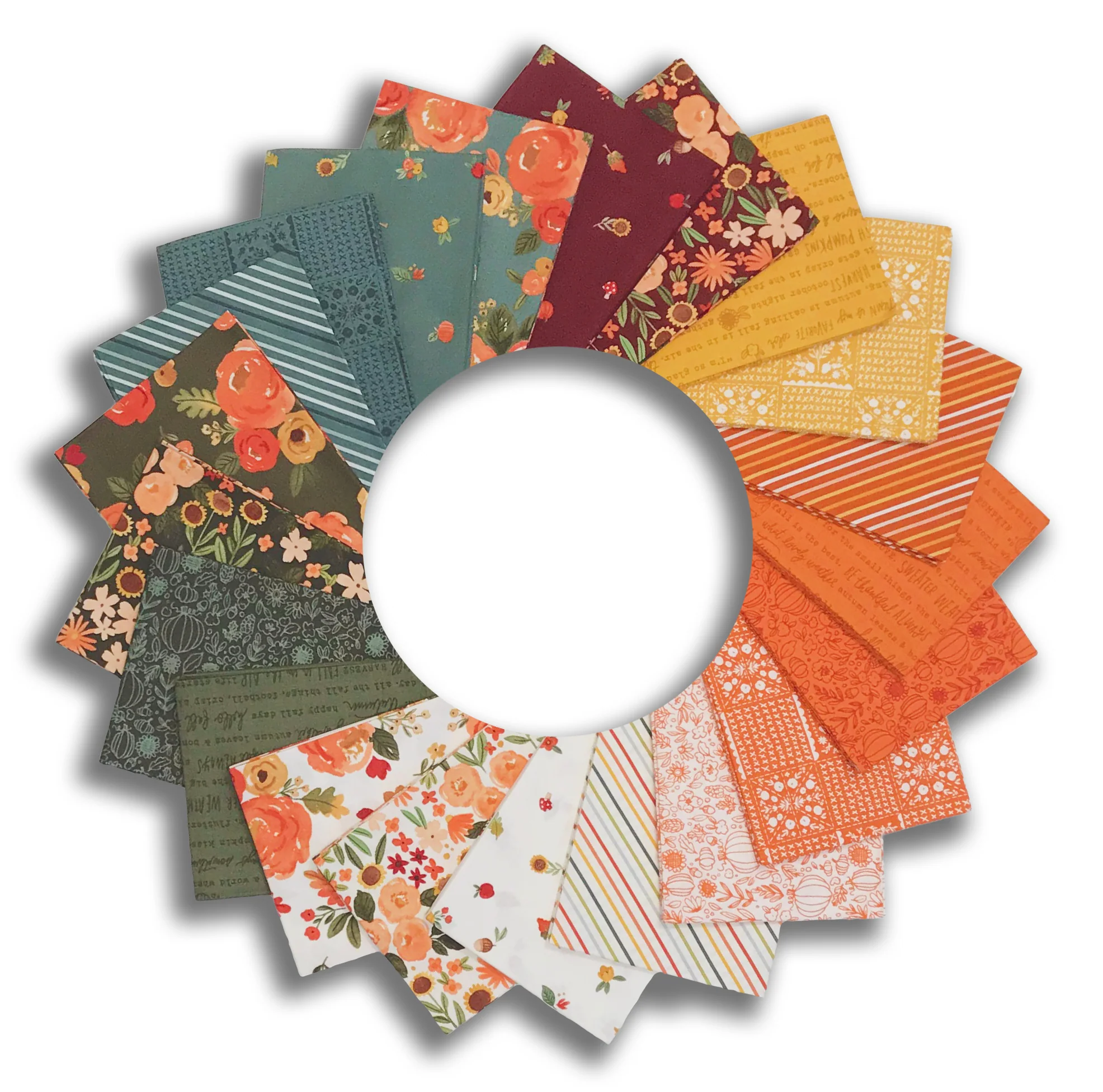 Riley Blake Pre-Cut 21 Piece Fat Quarters FQ 16340 21 - Happy Fall Days - Image 2