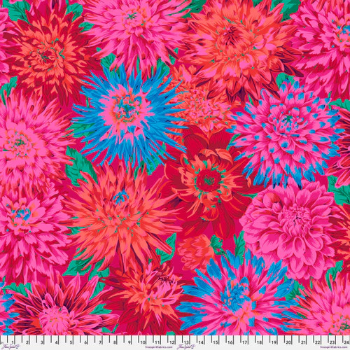 Rowan Kaffe Fassett PWPJ054 Redxx Cactus Dahlias By The Yard
