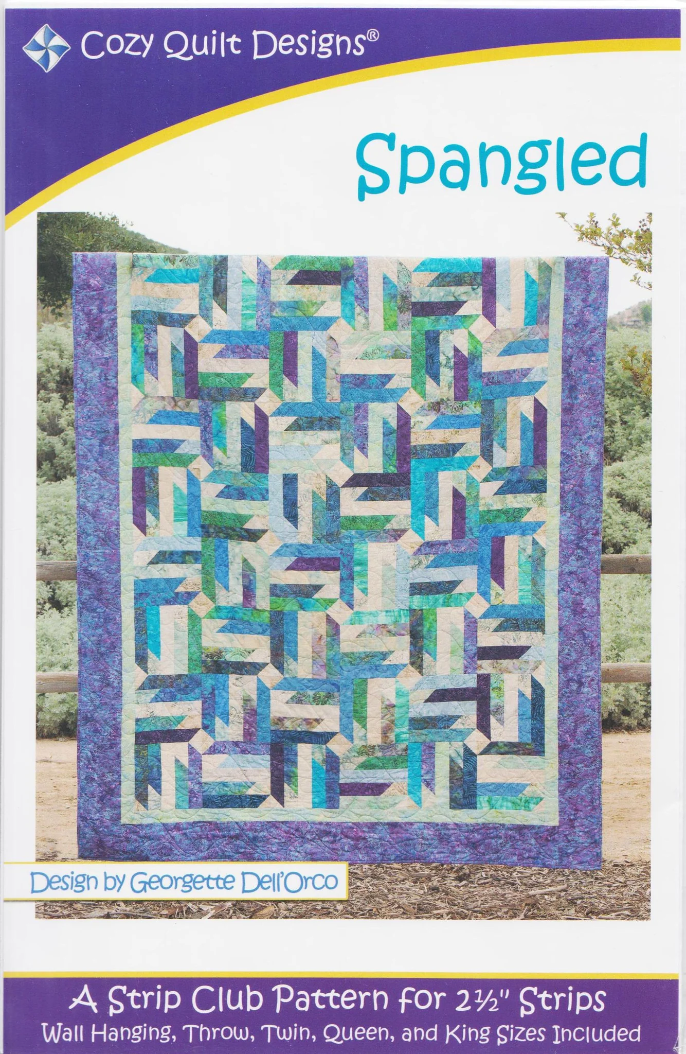 SPANGLED - Cozy Quilt Designs Pattern DIGITAL DOWNLOAD