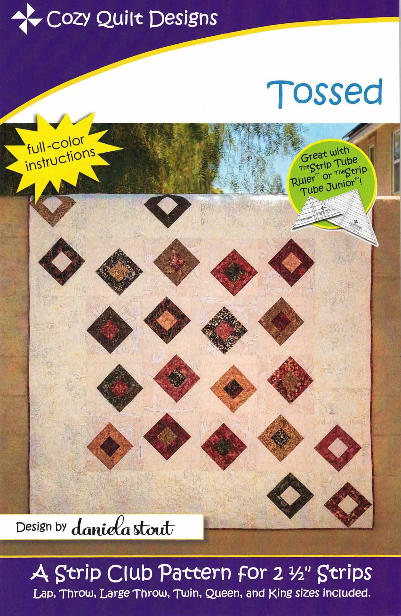 TOSSED - Cozy Quilt Designs Pattern